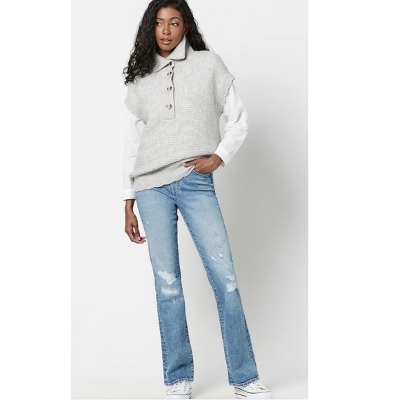 BUFFALO DAVID BITTON • Funnel Neck Larissa Sweater Vest - Picture 4 of 7